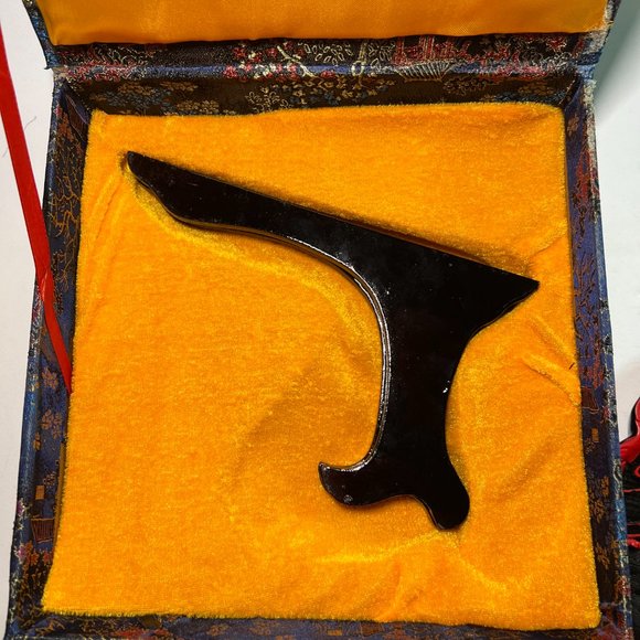 Sailing Ship Plaque with Stand - Asian Origin - Picture 5 of 11